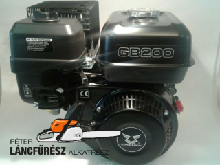 Zongshen GB200 motor vízszintes tengelyű 208cm3, 4.1kw, 20mm x 50mm (szimeringtől 56mm)