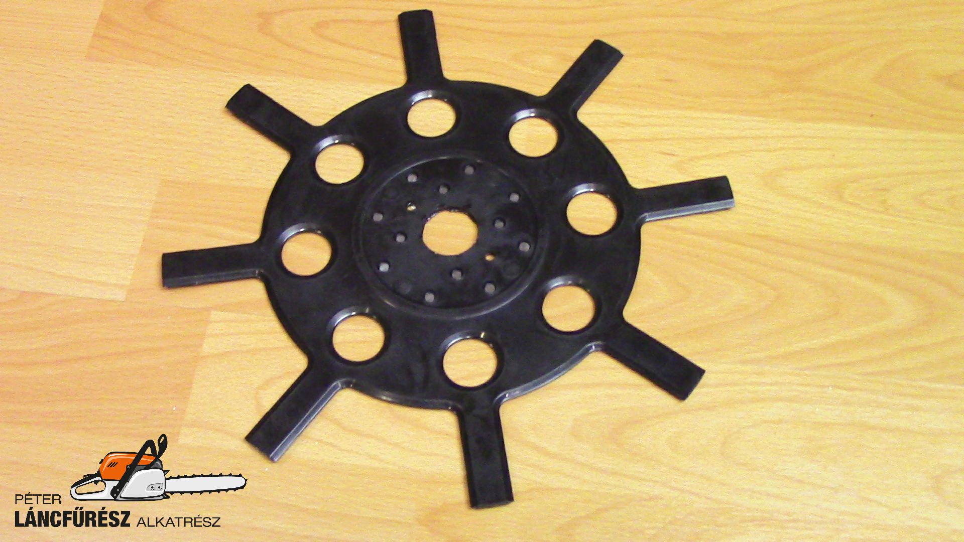 Keménygumi vágótárcsa 8fogas 230mm x 25,4mm