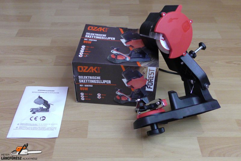 Ozaki XL850 láncélező készülék, műanyagházas