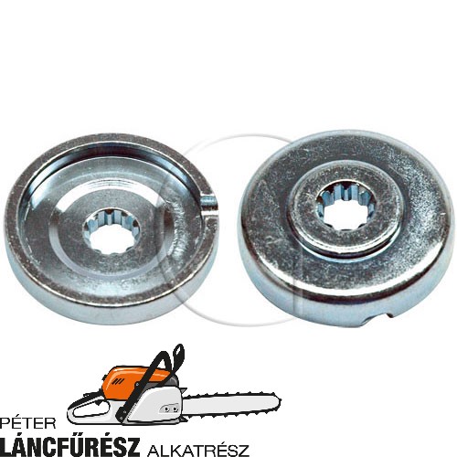 Szorító alátét Ø tengely 26 mm / fogak 10 / Ø külső (1)&(2): 47,3 mm 