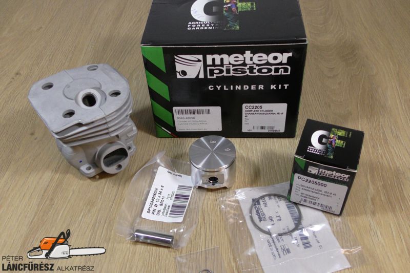 Meteor Nicasilos Husqvarna 350 353 rövid hengerszett 45mm