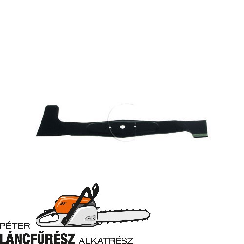 Karsit 532-050-422-533 fűnyíró kés L 521 mm, Ø szélső furatok 6,7 mm
