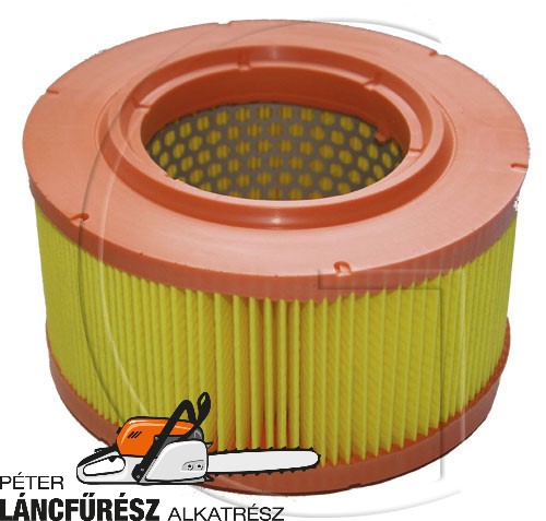 Hatz 1D81, 1D90 1493000 levegőszűrő, H 97 mm, Ø külső 168 mm, Ø belső 90 mm 
