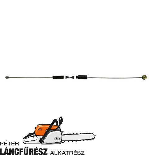 Husqvarna 142R 531007882 gázkábel, L 1,027 m  