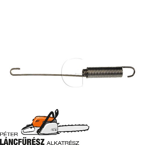 Snapper 1-2122 állítható rugó, L 149 mm, vastagság 2 mm, Ø 12,7 mm, L rugó 45