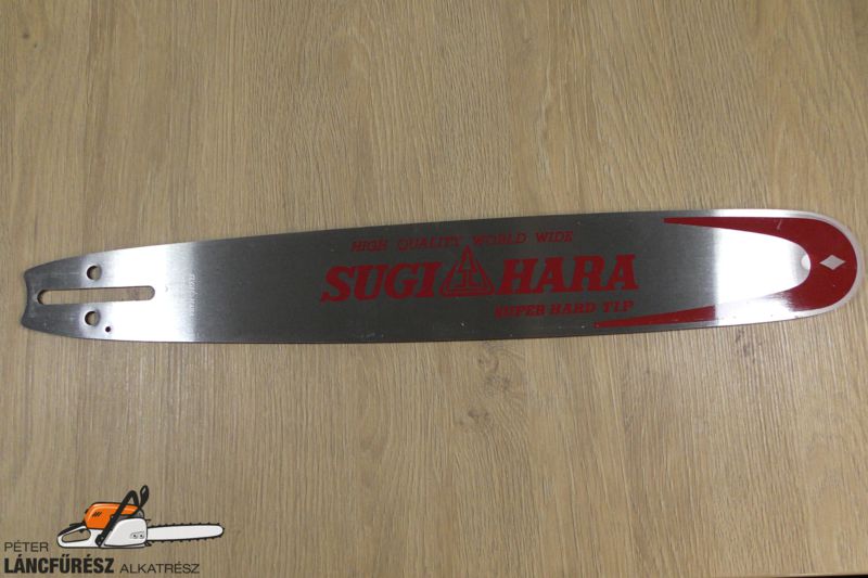 Sugi-Hara vezetőlemez régi Oleo-Mac, Jonsered 48cm 0,404" 1,5mm 62sz orrpáncélos