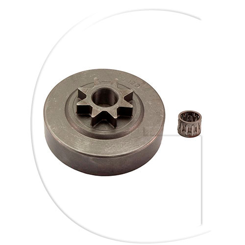 Poulan 5500, 5600 csillagkerék, fogak 8, H 33,8, láncosztás 3/8” 