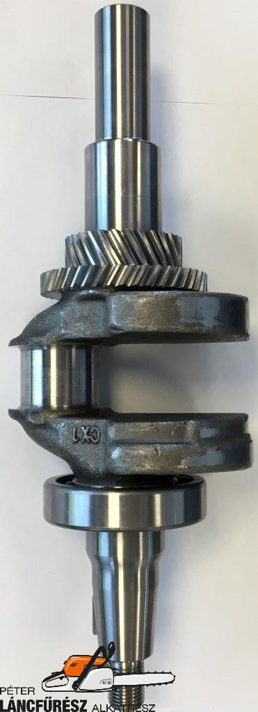 Honda GX340 GX390 25mm forgattyús tengely
