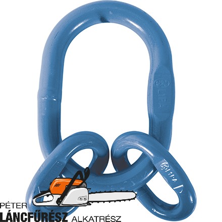 Akasztófej 10 x 25, 7 - 8 mm-es lánchoz, minőség 100, teherbírás 4200 kg