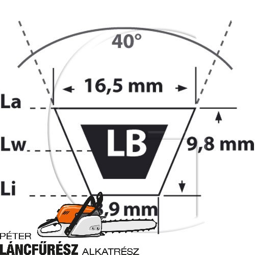 LB Mitshoboshi Ékszíj H4013 - 76182-758-72