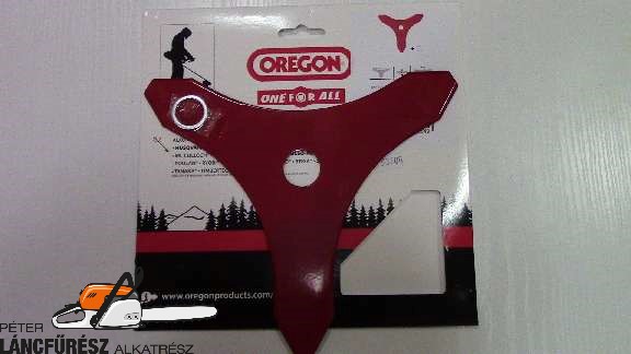 Dikicskés 3 ágú Oregon 255mm 25,4mm és 20mm felfogatással, 3mm vastag.