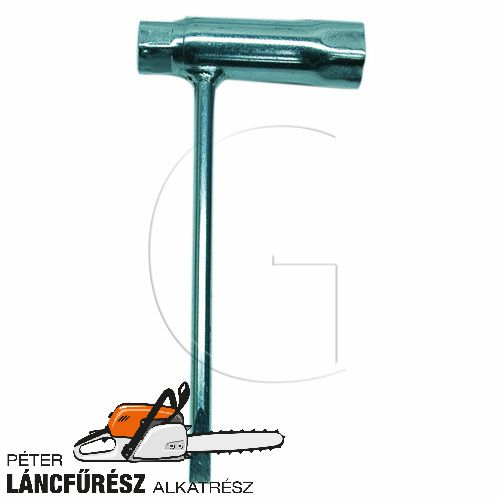 Gyújtógyertyakulcs 16x19 mm lapos csavarhúzó