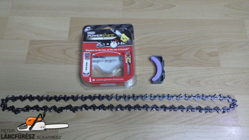 Oregon PowerSharp 3/8p 1,3mm 55sz fűrészlánc+élezőkő