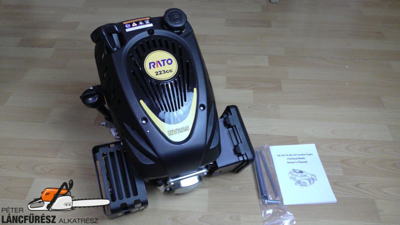 RATO RV225 meghajtómotor 5,5Le rotációskapára  22,2x60mm  automata szivatós