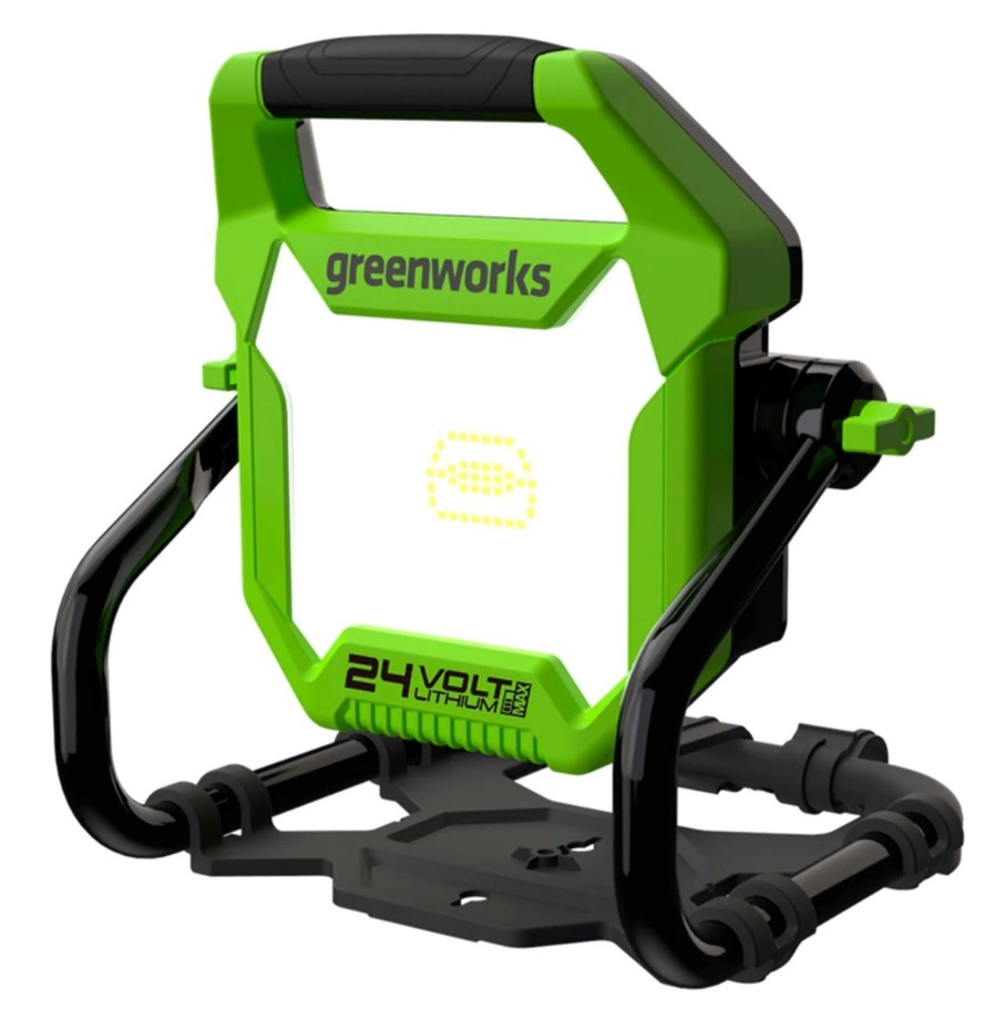Munka lámpa akkumulátoros Greenworks 24V akku és töltő nélkül