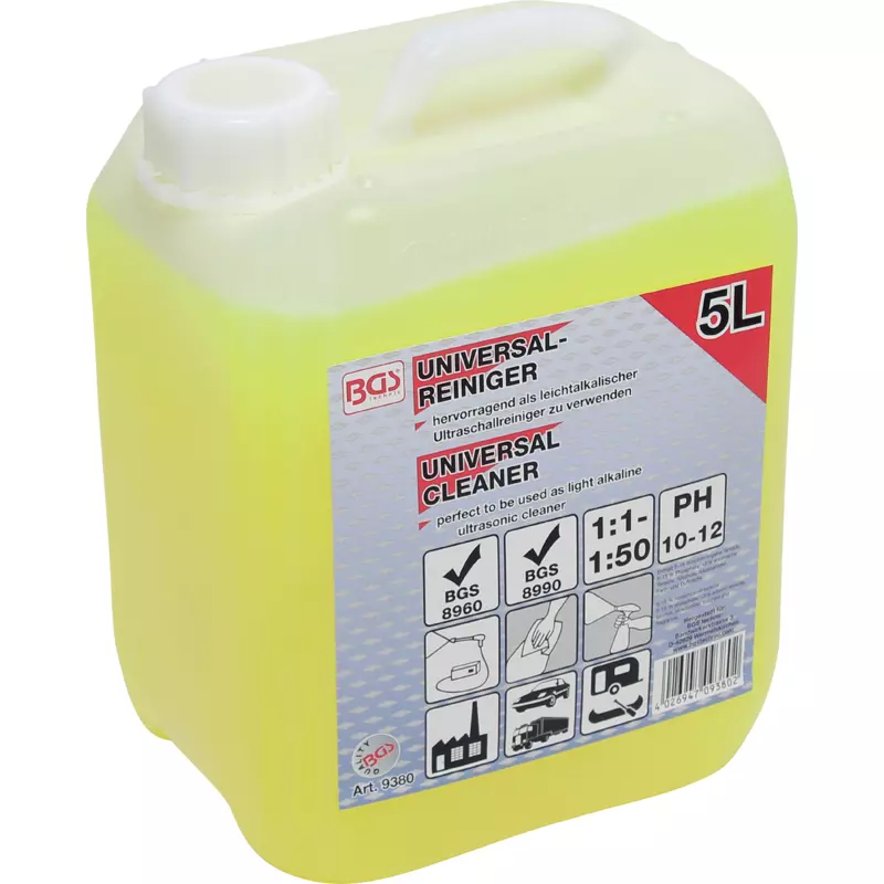 BGS ultrahangos tisztító folyadék univerzális 5 Liter