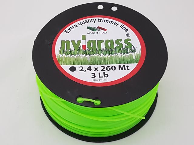 Nylgrass damil kerek 2,4mm x 260m