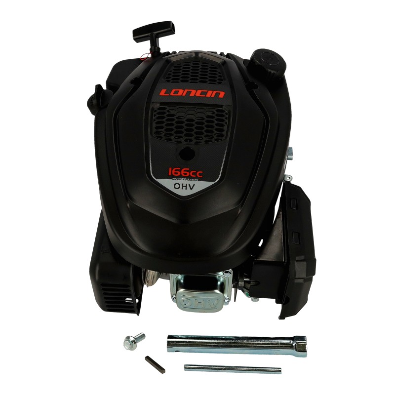 Loncin LC1P65FE-2 függőleges tengelyű motor 166ccm 4Le euro 5 , 22mm x 50mm, fűnyíróra fixgázas