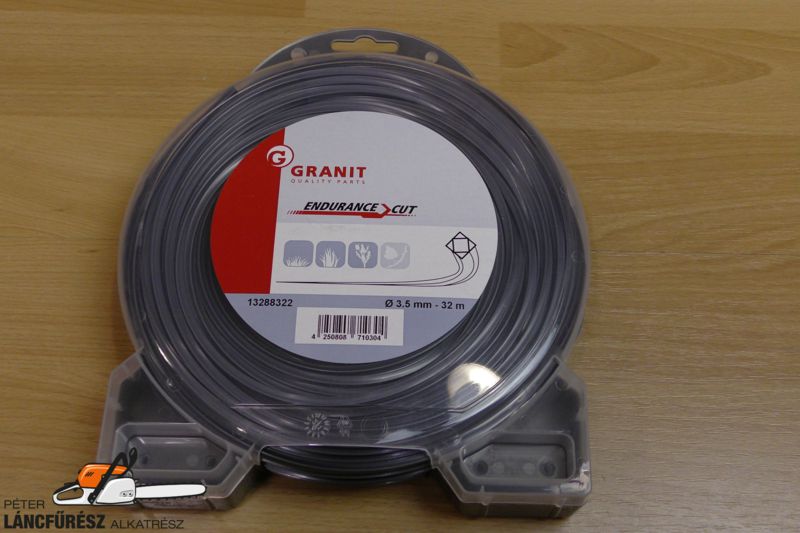 GRANIT Endurance Cut fűkaszadamil 3,5mm x 32m négyszög, többkomponensű