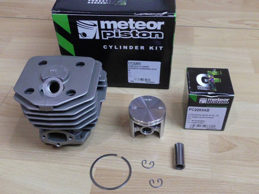 Meteor - Husqvarna 154 254 hengerszett 45mm - Nikasil bevonatos