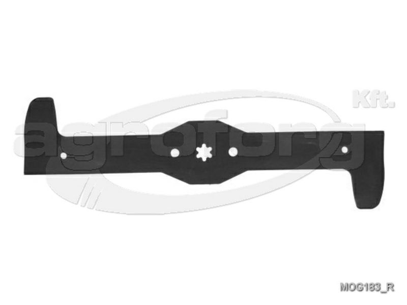 Fűnyíró kés Husqvarna CTH220, CTH180, 542mm, 6 ágú csillag, 3 furatos, balra for