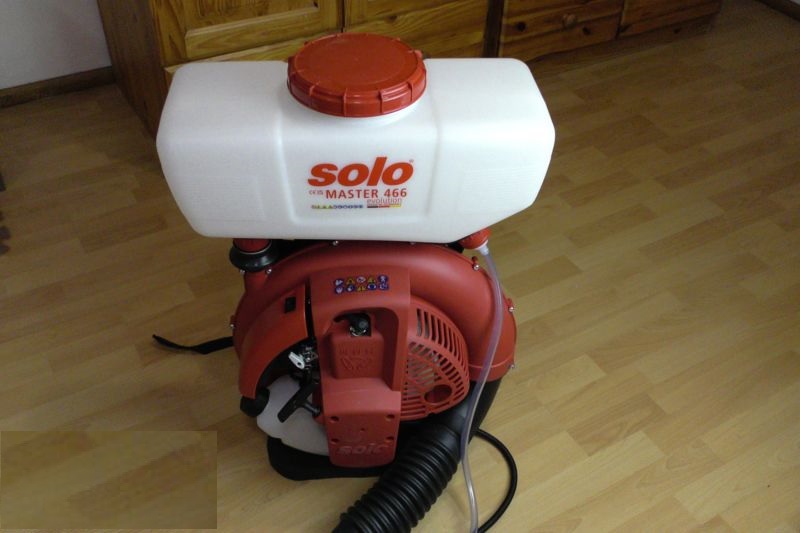 Solo 466 - 2022-es új modell légáramos háti permetező 66,5ccm 2,9 Le 1400m3/h