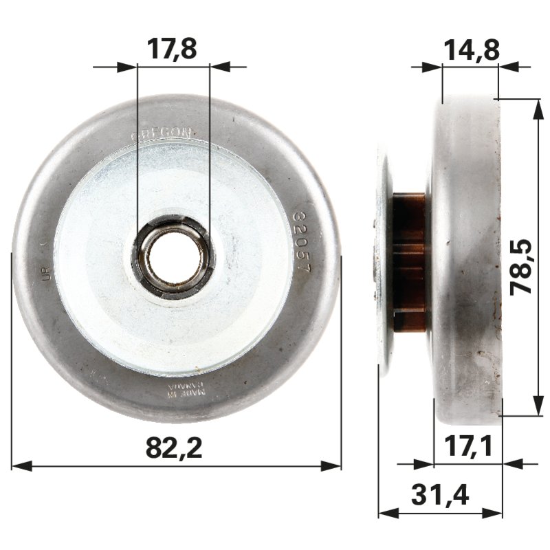 Husqvarna 272 268 Jonsered 625 630 kuplungharang 3/8"
