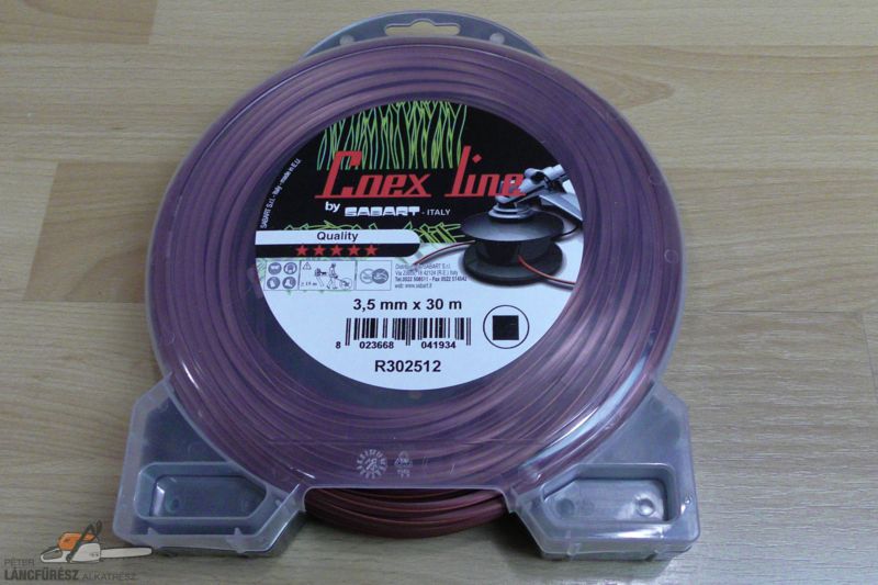 Coex Line , Olasz fűkaszadamil 3,5mmx30m, szögletes homorú