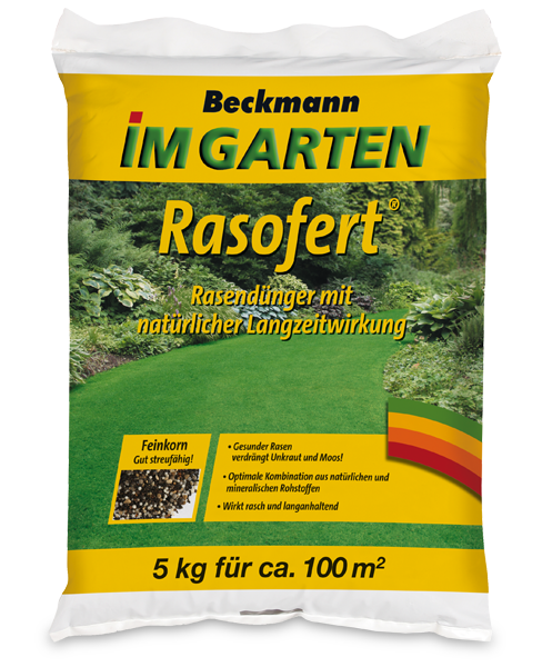 Beckmann Rasofert® hosszú hatású szerves-ásványi gyeptrágya 5kg