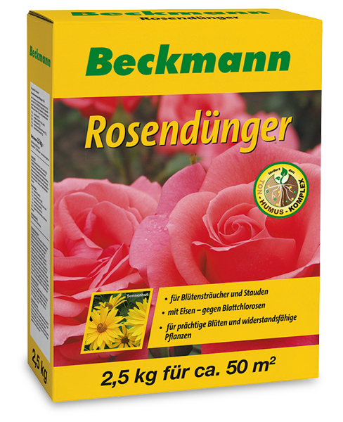 Beckmann szerves-ásványi növénytáp rózsákhoz és virágzó évelő növényekhez 2,5kg