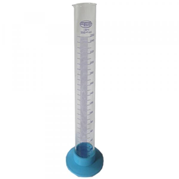 Mérőhenger 250 ml üveg osztásos