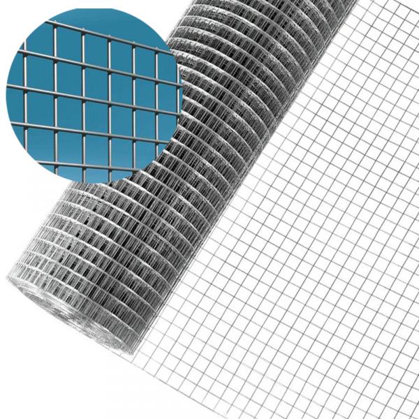 Ponthegesztett horganyzott tekercs 100cm osztás:19x19mm átm:1.45mm - 5 m hossz -