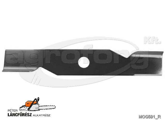 Fűnyíró kés Queen Garden GI48 480mm, 33.3mm, 1 furatos