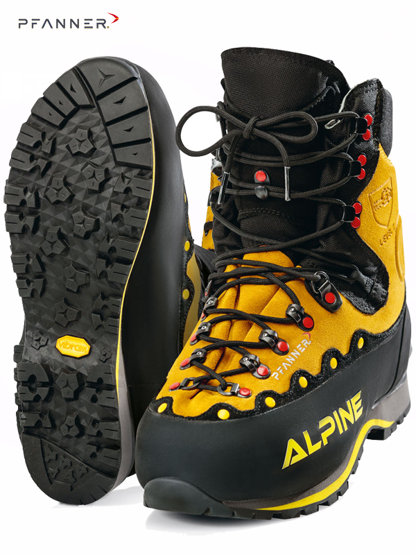 Pfanner Zugspitze Alpine bakancs - vágásbiztos: 2. osztály 24m/s - bokavédelemmel - Perwanger-bőr
