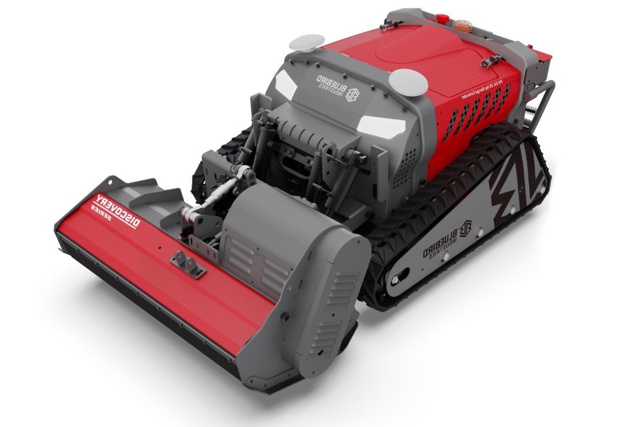 BLUEBIRD FM 24-10 benzinmotoros szárzúzós magasgazvágó - rádióvezérelt 200m-ig, - Loncin motor 240ccm 7,5Le - munkaszélesség 100cm