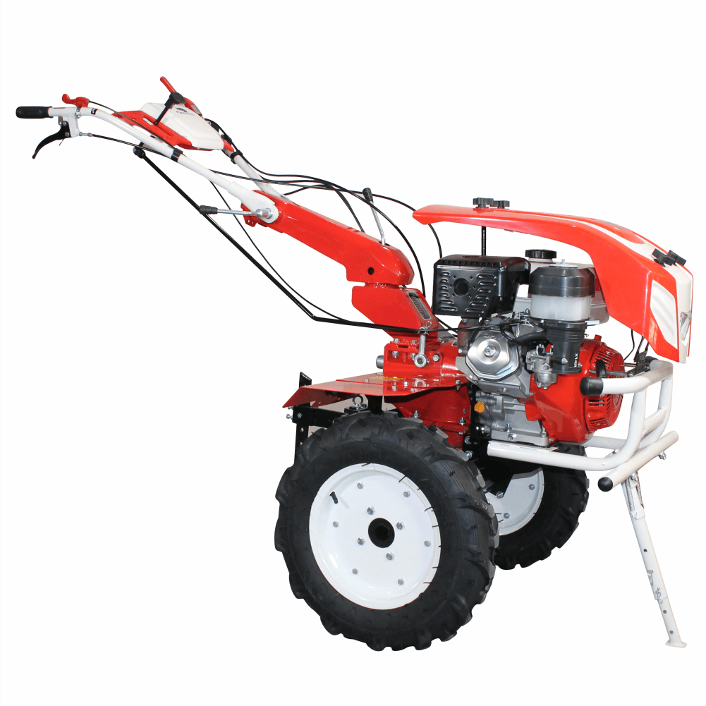 Bisonte BTA-13SG kapálógép 389ccm 13Le, Sebesség: 2 előre - 1 hátra, 2x5 kapatag, gumikerekekkel
