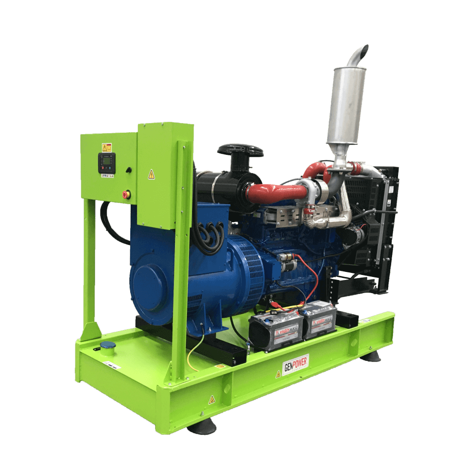 Genpower GNT 175 dízelmotoros áramfejlesztő 175 KvA, névleges teljesítmény 127,28KW burkolat nélkül