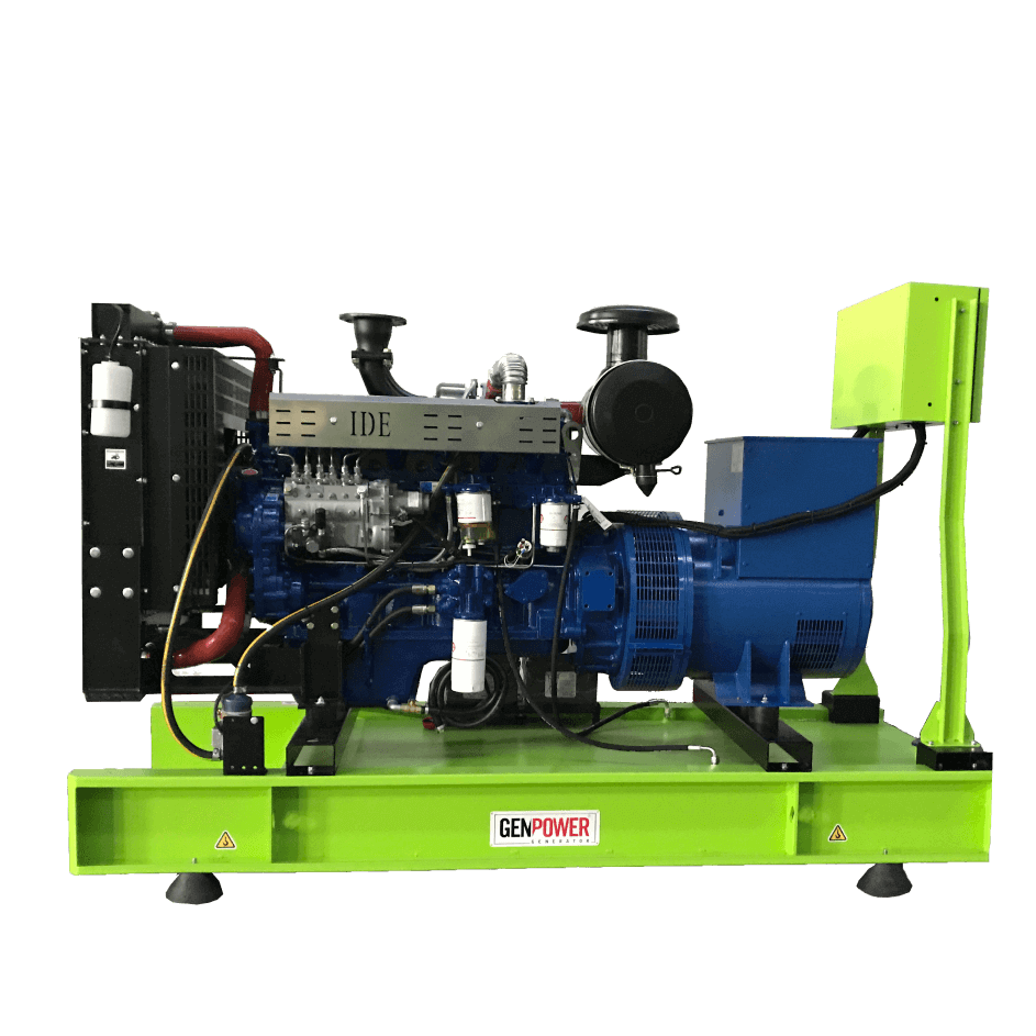 Genpower GNT 155 dízelmotoros áramfejlesztő 155 KvA, névleges teljesítmény 112,72KW burkolat nélkül