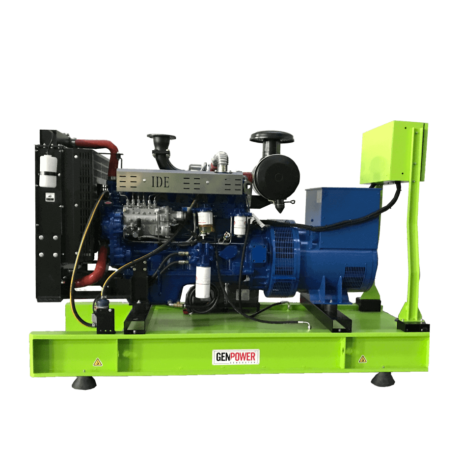 Genpower GNT 135 dízelmotoros áramfejlesztő 135 KvA, névleges teljesítmény 102,16KW burkolat nélkül