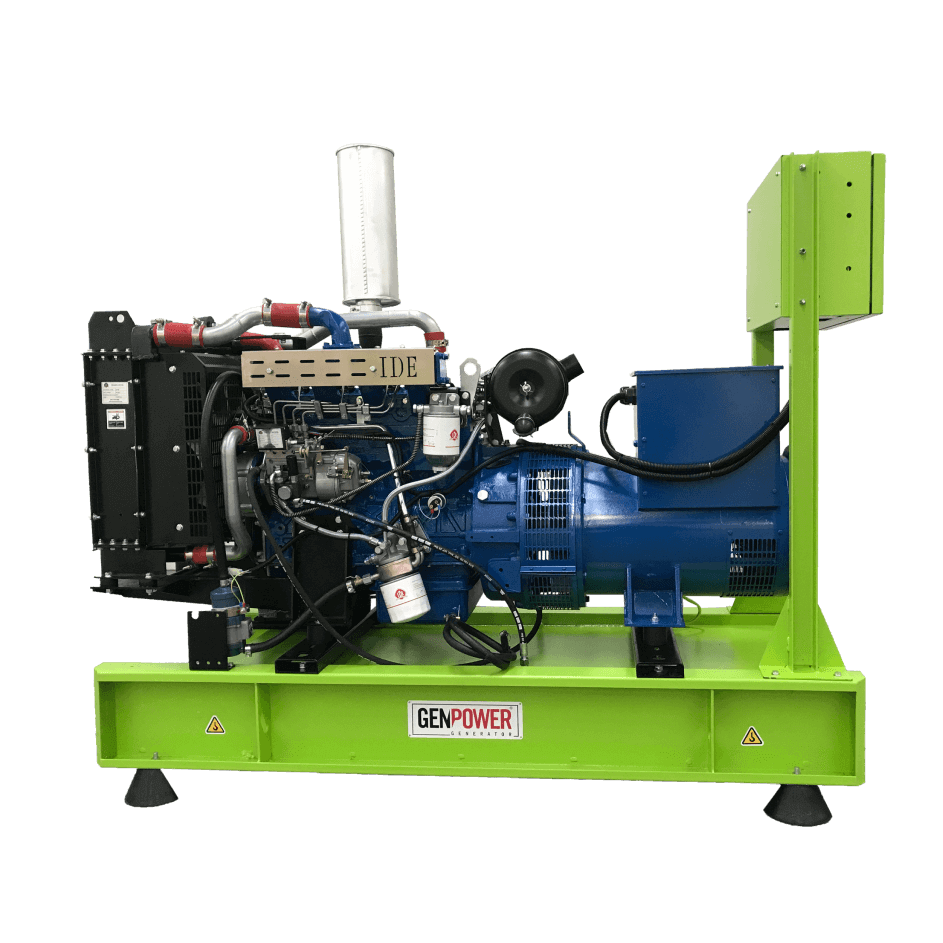 Genpower GNT 85 dízelmotoros áramfejlesztő 85 KvA, névleges teljesítmény 72,8KW burkolat nélkül