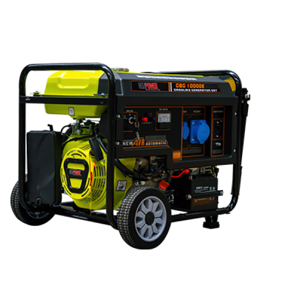 Genpower GBG 10000E Elektromos indítású benzinmotoros áramfejlesztő 459ccm motoral, 10KVA 230V