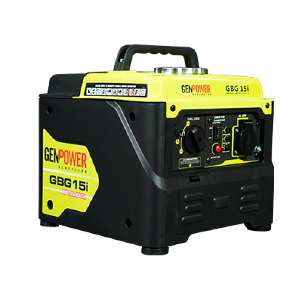 Genpower GBG 15 I inverteres, benzinmotoros áramfejlesztő 60ccm motorral 1,5 KVA 230V