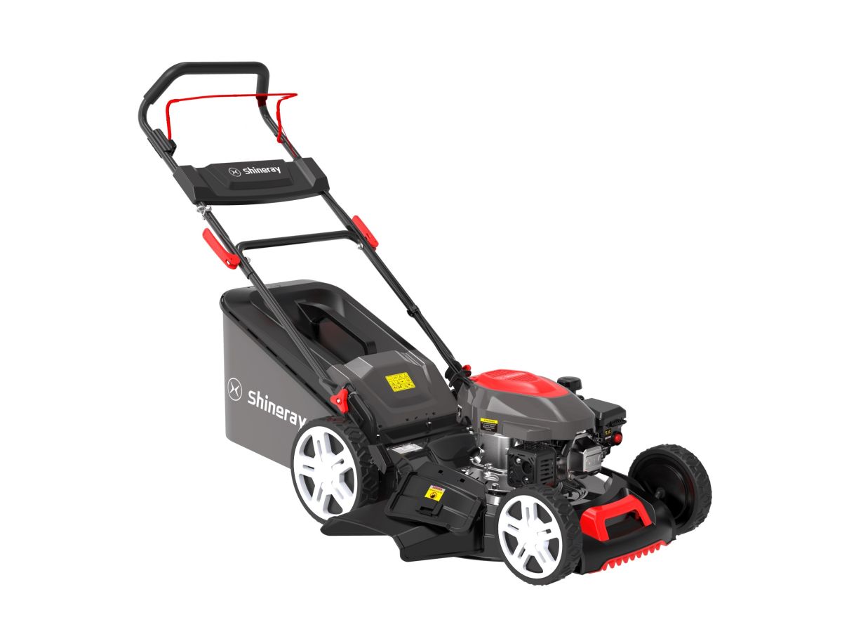 SHINERAY SRCS-46D2 benzinmotoros fűnyíró SHINERAY SRV150 149ccm 3,8Le motorral, munkaszélessége 46cm, nem önjáró