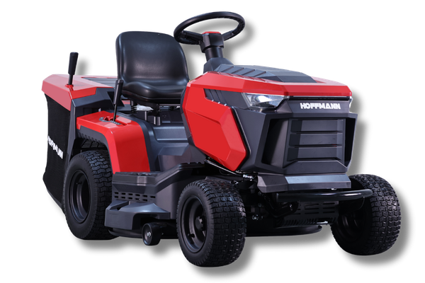 Hoffmann T92 M fűgyűjtős fűnyíró traktor, Loncin 452ccm motor 12,4Le - munkaszélesség 92cm -  LED lámpa -  elektromos kés indítás - szíjhajtásu