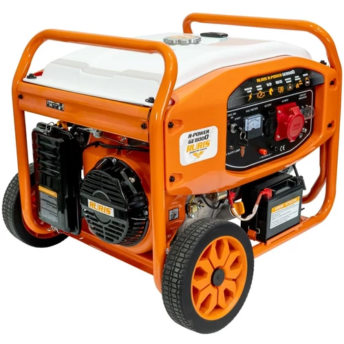 RURIS R-Power GE8000 áramfejlesztő 459ccm 14Le 7500W 1x230V 1x400V 10A,1x12V 8,3A - önindítós