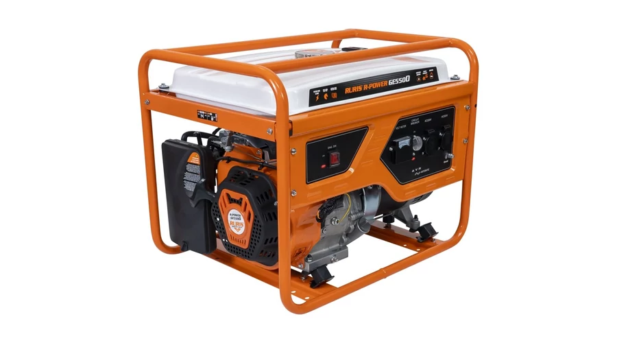 RURIS R-Power GE 5500 áramfejlesztő 420ccm 13Le motorral,  5500W  230V 23A - két csatlakozó