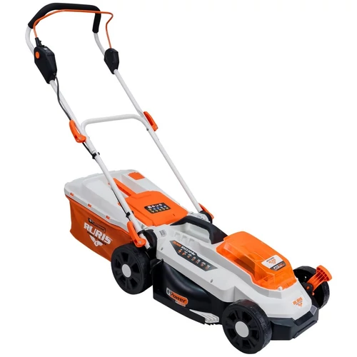 RURIS RXI3324E Akkumulátoros fűnyíró 20V 4Ah, munkaszélessége 33cm, fűgyűjtős, mulcsoló, Tartozék: akkumulátorral 20V 4Ah + töltővel