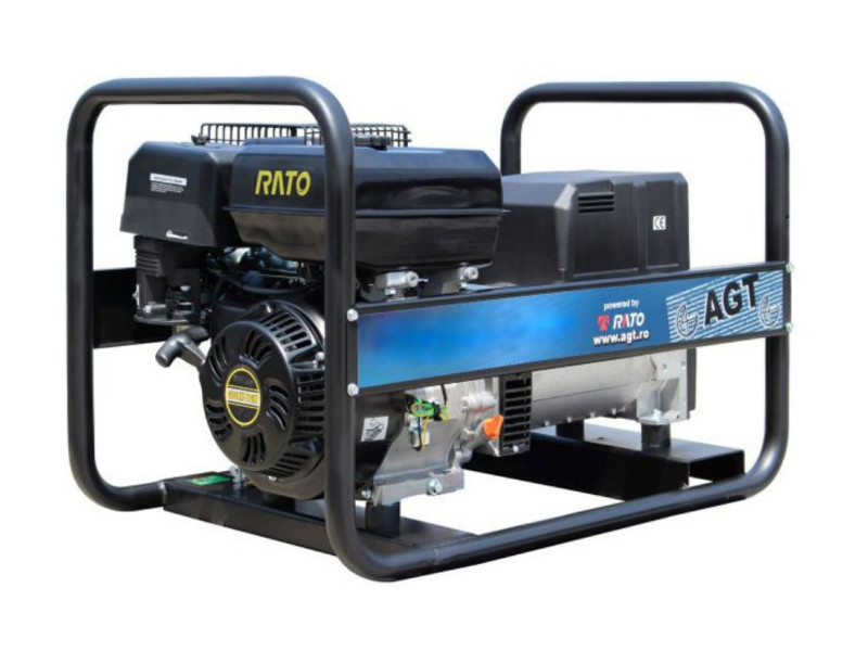 WAGT 300 DC RASBE hegesztő áramfejlesztő, 6 mm-elektródáig, RATO R740D, 16L tank, elektr. indítás