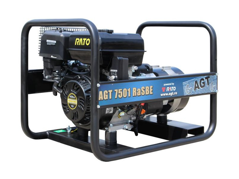AGT 7501 RaSBE áramfejlesztő - RATO R420 motor, 6,5L tank, elektromos indítás