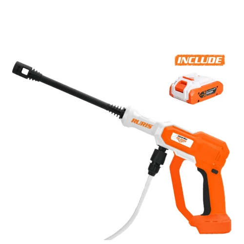 Ruris 8024E aksis magasnyomású mosó 20-24bar 5Liter/perc - 2400E X-Charge akkumulátorral - 6 az 1 ben szórófej